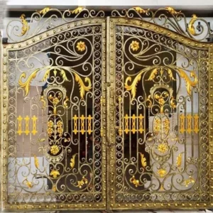Mẫu thiết kế cổng sắt mỹ thuật - AH0301