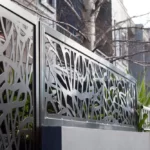 Mẫu thiết kế hàng rào sắt mỹ thuật - AH0406