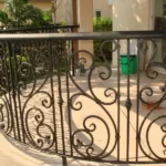 Mẫu thiết kế lan can sắt mỹ thuật - AH0208 - Mái Che Miền Nam