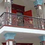 Mẫu thiết kế lan can sắt mỹ thuật - AH0214 - Mái Che Miền Nam