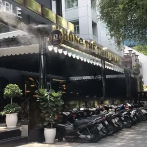 Mái che di động quán cà phê