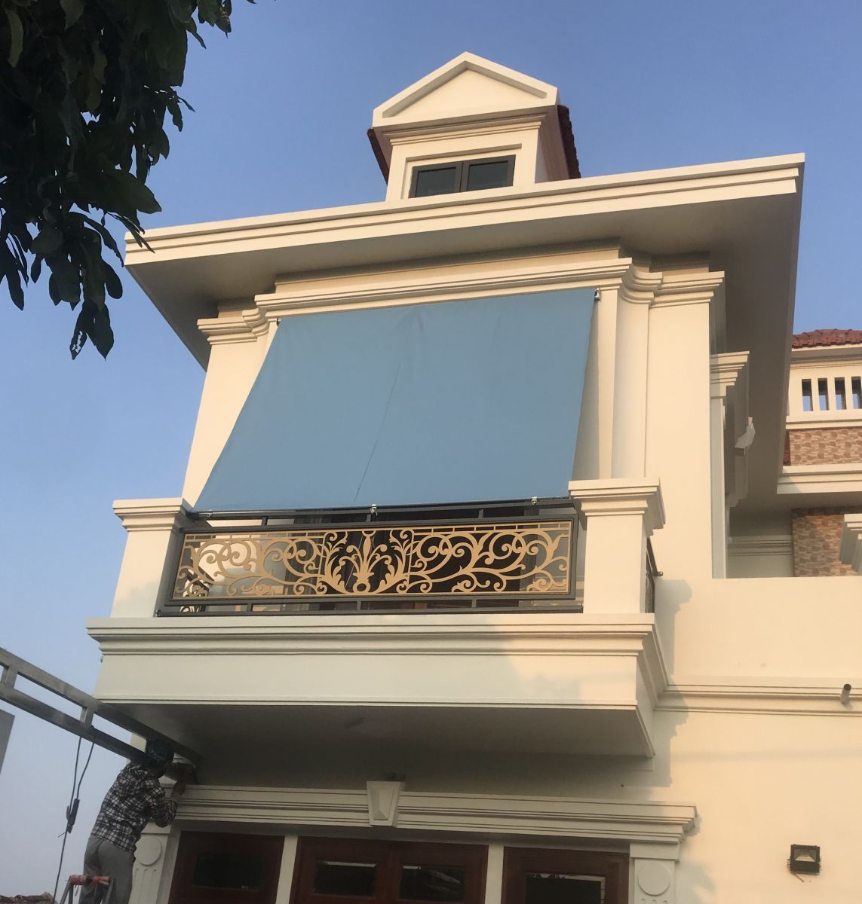 bạt che mưa nắng ngoài trời