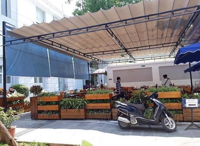 Mái che di động nhà hàng, quán nhậu mẫu đẹp 2025