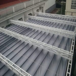 Lắp đặt mái xếp tại Điện Biên