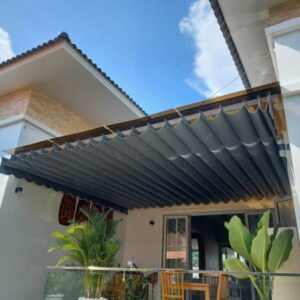 Lắp đặt mái xếp tại lai châu