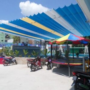 Lắp đặt mái xếp tại Vĩnh Phúc