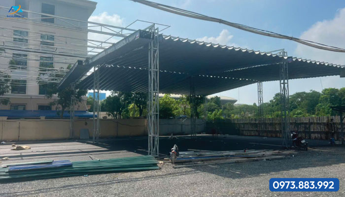 Mái che di động sân Pickleball [Mẫu mới 2025]