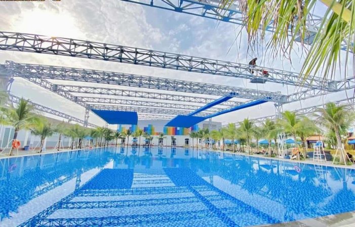 Mái xếp, mái che di động bể bơi, hồ bơi