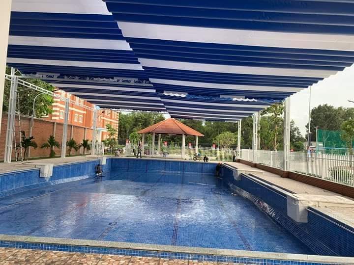 Mái xếp, mái che di động bể bơi, hồ bơi