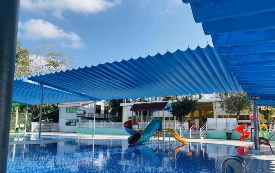 Mái xếp, mái che di động bể bơi, hồ bơi